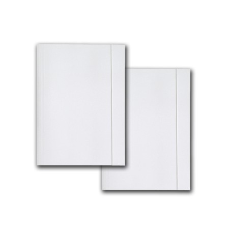 Teczka z gumką kolor biała Barbara